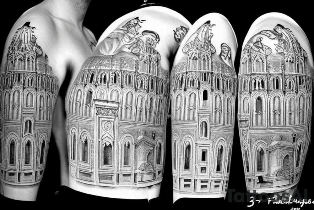 Santa Croce church from Florence tattoo idea