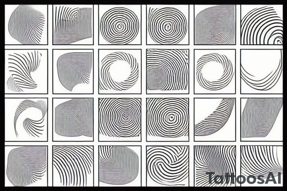 Minimal abstract lines spiral small Patterns tattoo idea Minimal abstract lines spiral small Patterns tattoo idea