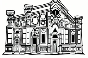Santa Croce church from Florence tattoo idea
