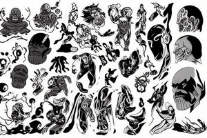thanos tattoo idea