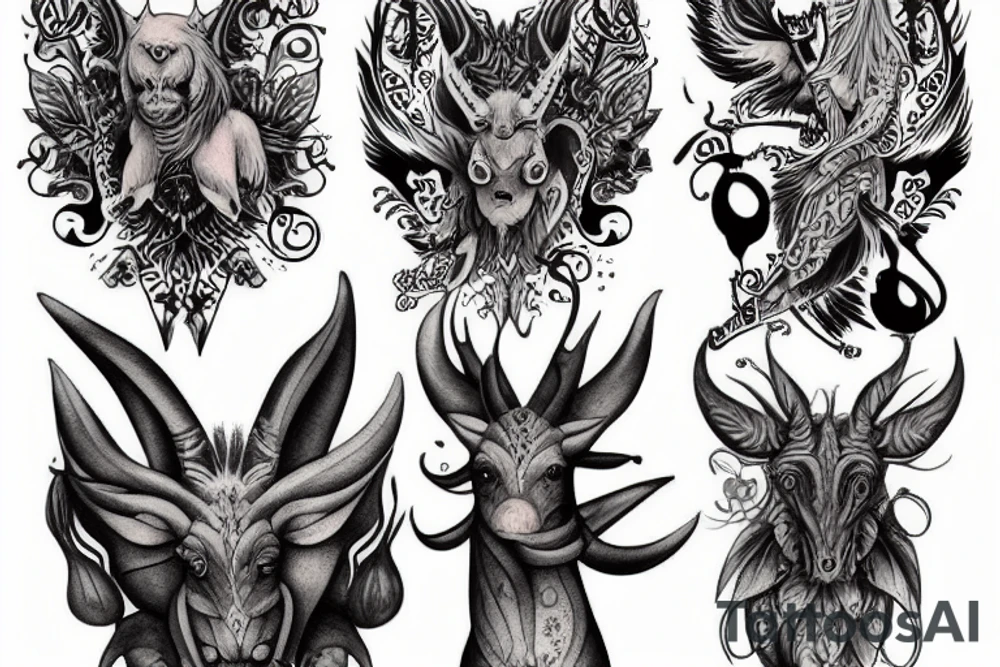 A mystical Czech creature tattoo idea