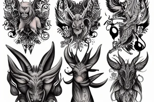 A mystical Czech creature tattoo idea