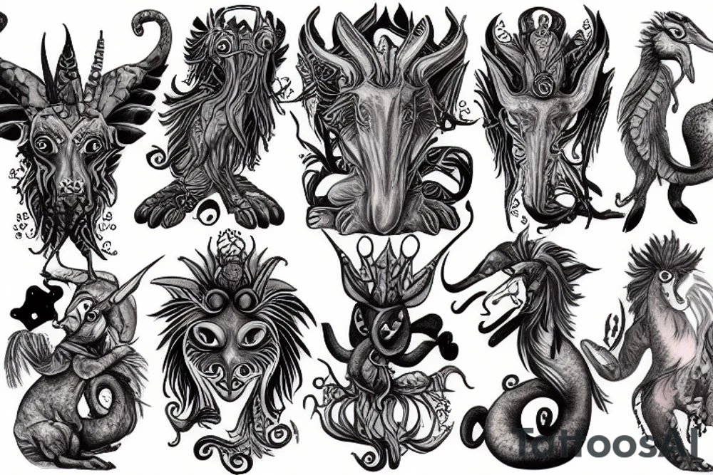 A mystical Czech creature tattoo idea