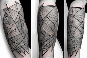 A bird on a male forearm tattoo idea