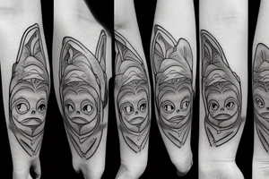 baby yoda tattoo idea