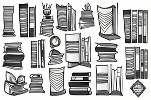 books tattoo idea