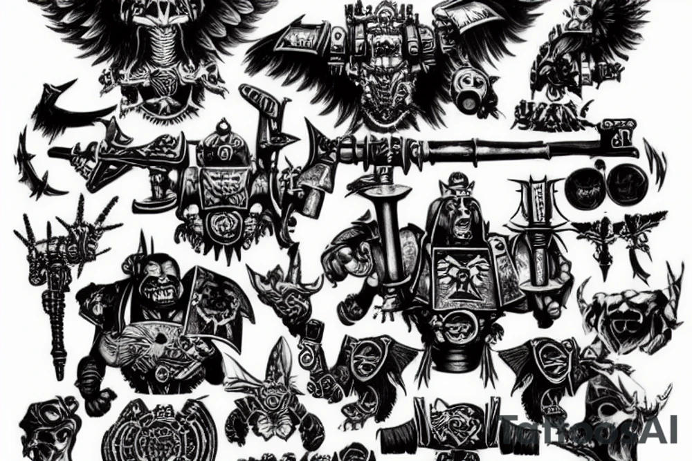 warhammer 40000 tattoo idea