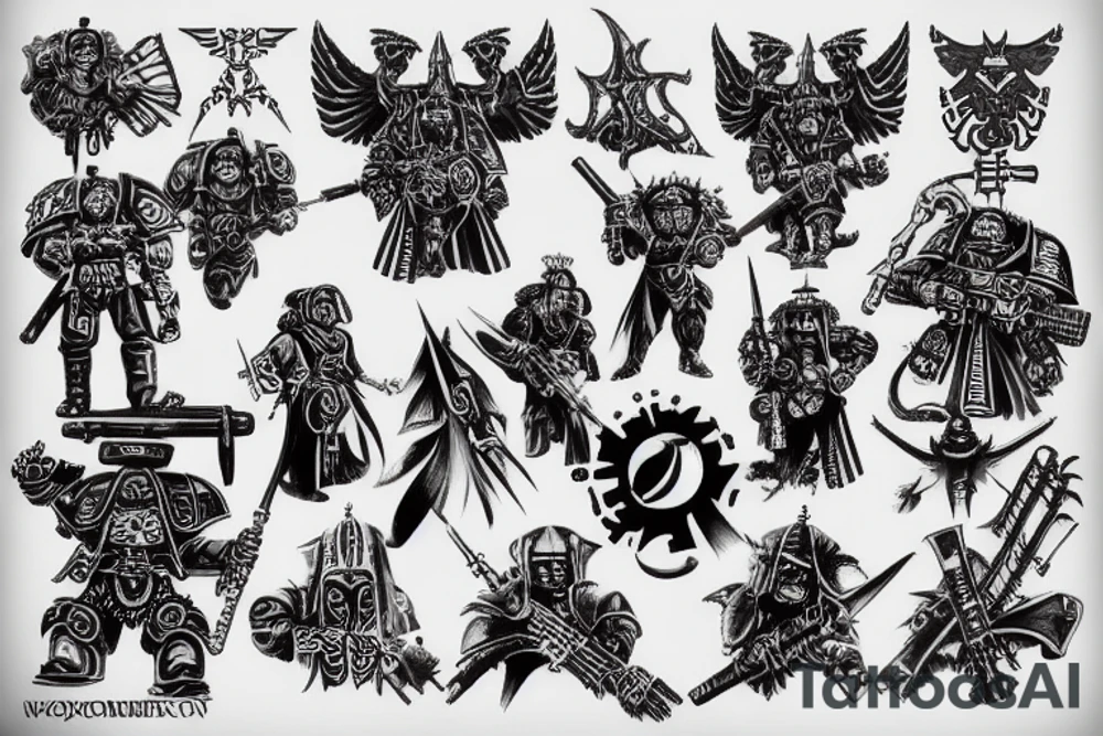 warhammer 40000 tattoo idea