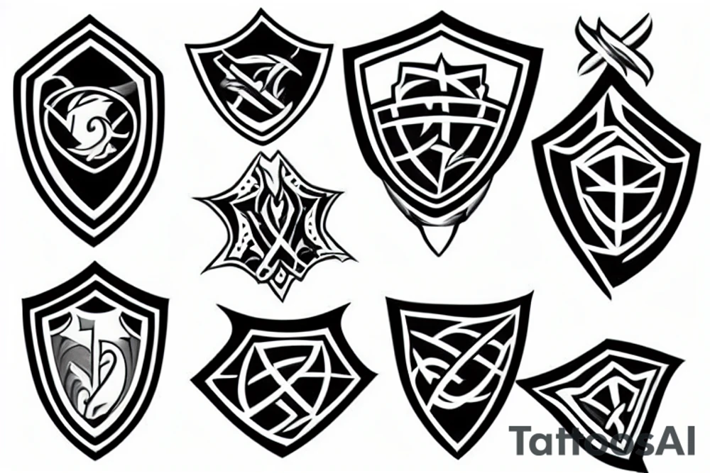 Shield tattoo idea
