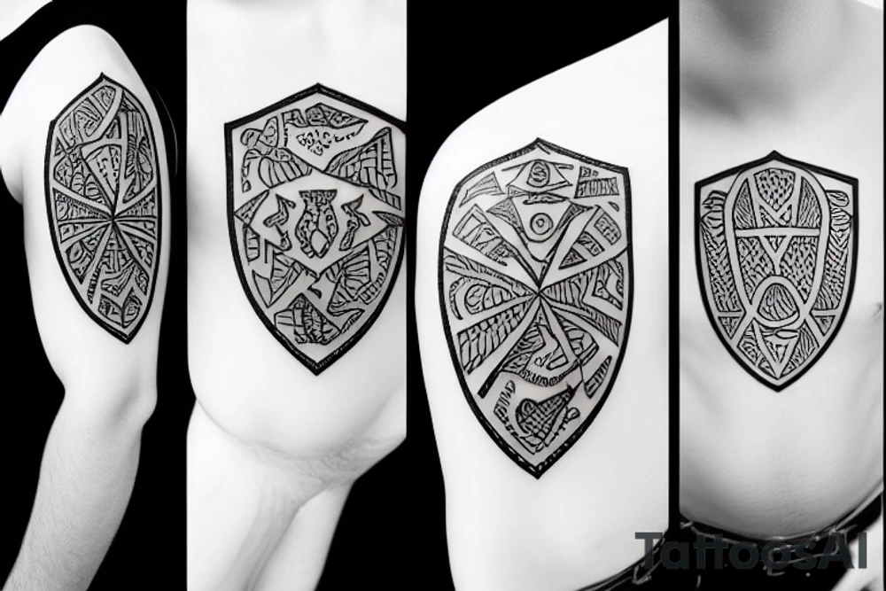 Shield tattoo idea