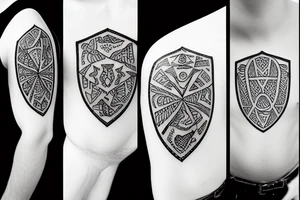 Shield tattoo idea