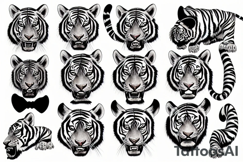 siberian opera tiger tattoo idea
