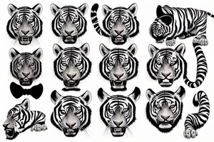 siberian opera tiger tattoo idea
