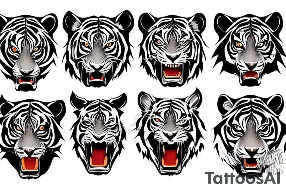 siberian opera tiger tattoo idea