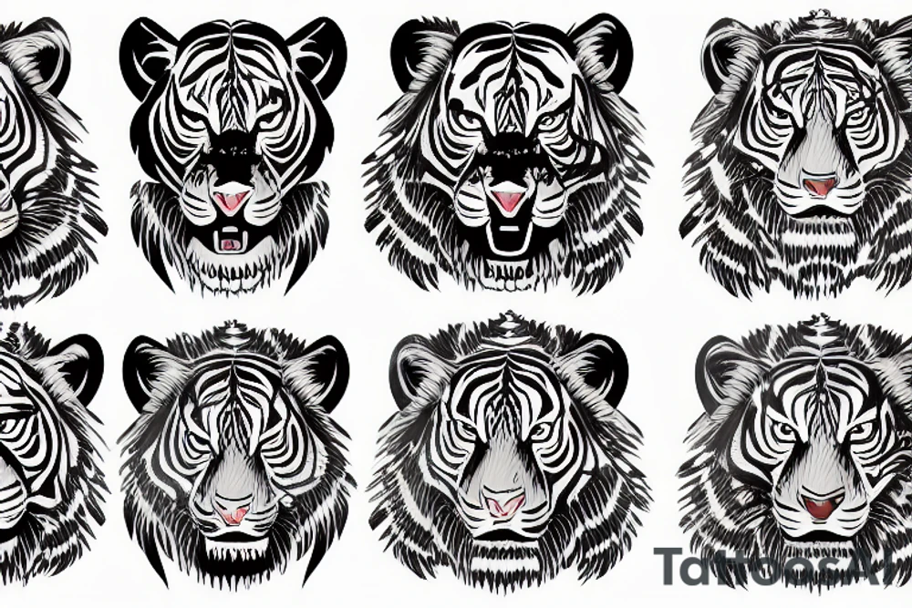 siberian opera tiger tattoo idea