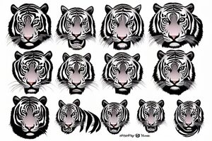 mystic siberian tiger tattoo idea
