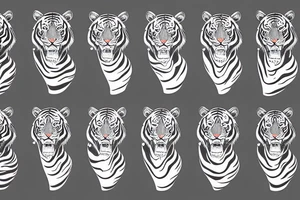 mystic siberian tiger tattoo idea