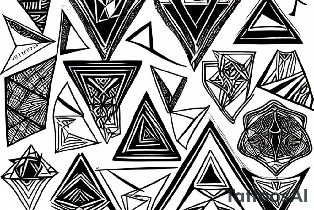triangle tattoo idea