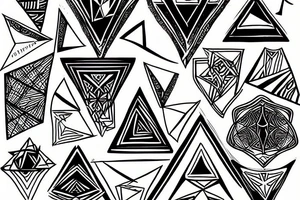triangle tattoo idea