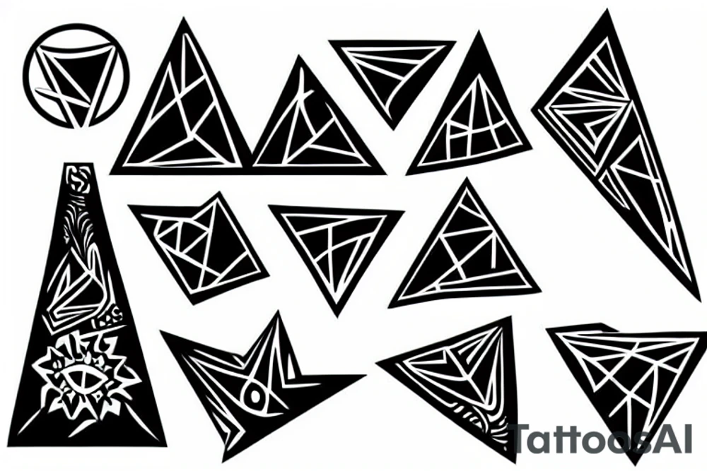 triangle tattoo idea