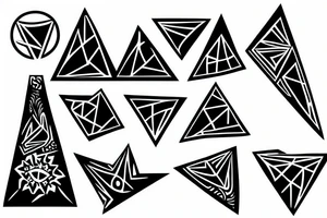 triangle tattoo idea