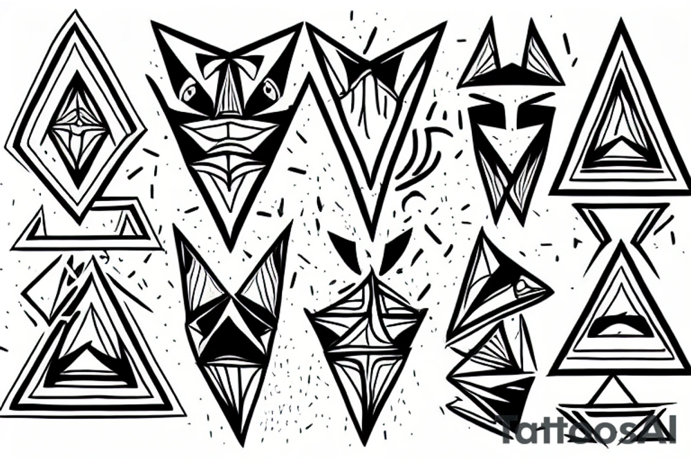 triangle tattoo idea