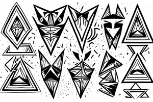 triangle tattoo idea