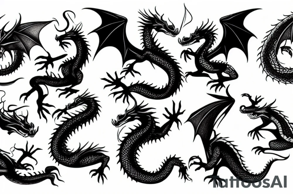 a dragon tattoo idea