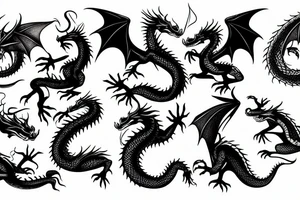 a dragon tattoo idea