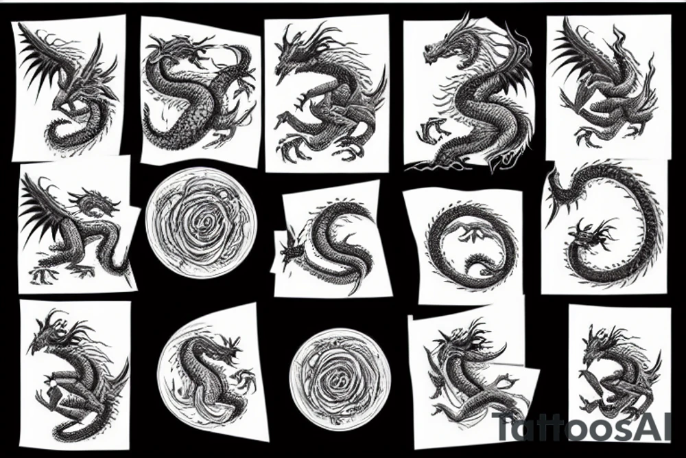 a dragon tattoo idea