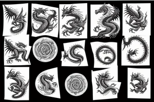 a dragon tattoo idea