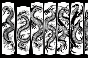 koi fish dragon tattoo idea