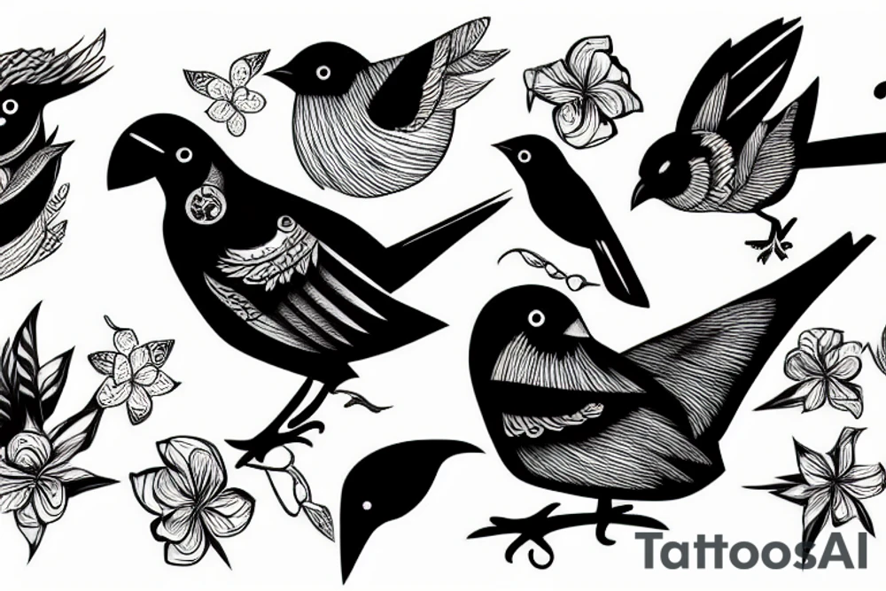 bird tattoo idea