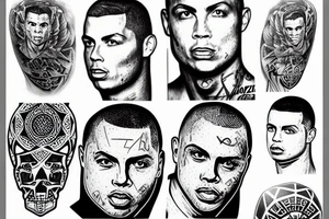 Ronaldo nazario tattoo idea