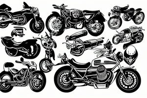 moto guzzi tattoo idea