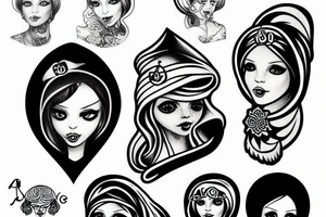Babushka tattoo idea