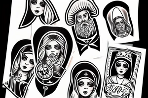 Babushka tattoo idea