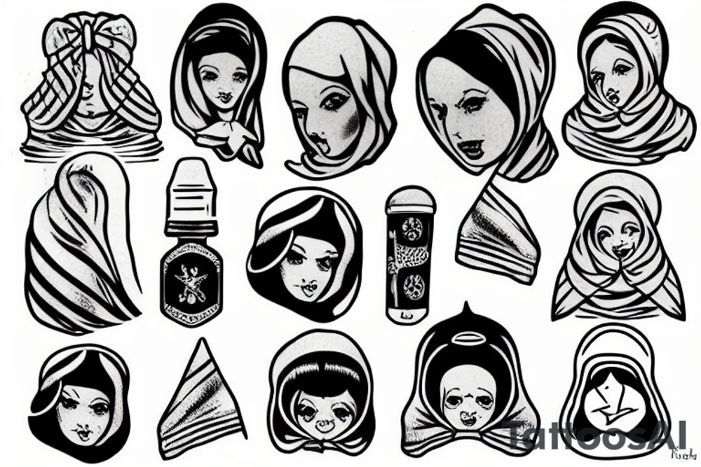Babushka tattoo idea
