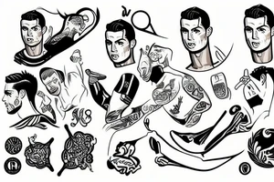 Cristiano ronaldo tattoo idea