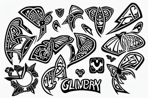 Glider from conway’s game of life tattoo idea