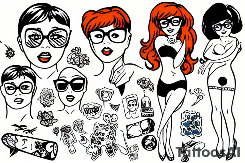 Velma Dinkley, sexy tattoo idea