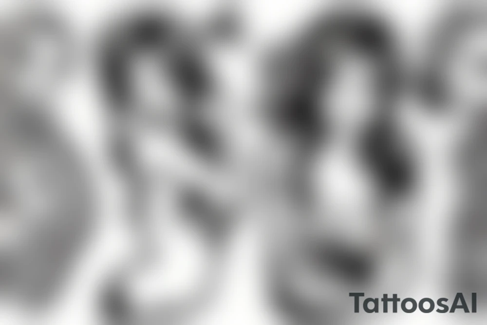 sexy girl tattoo idea