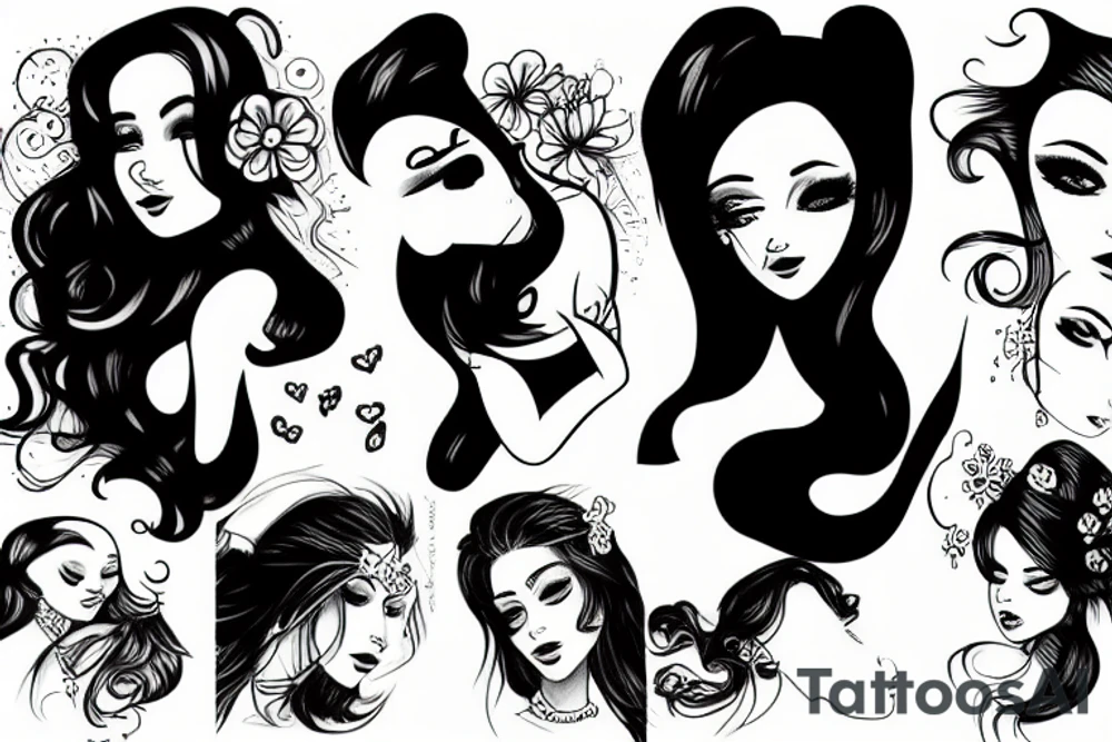 sexy girl tattoo idea