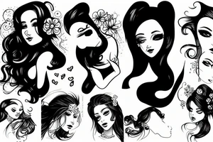 sexy girl tattoo idea