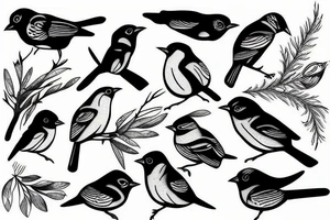 Bird tattoo idea