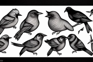 Bird tattoo idea