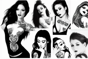 sexy girl tattoo idea
