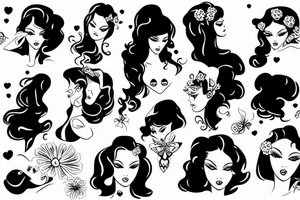 sexy girl tattoo idea