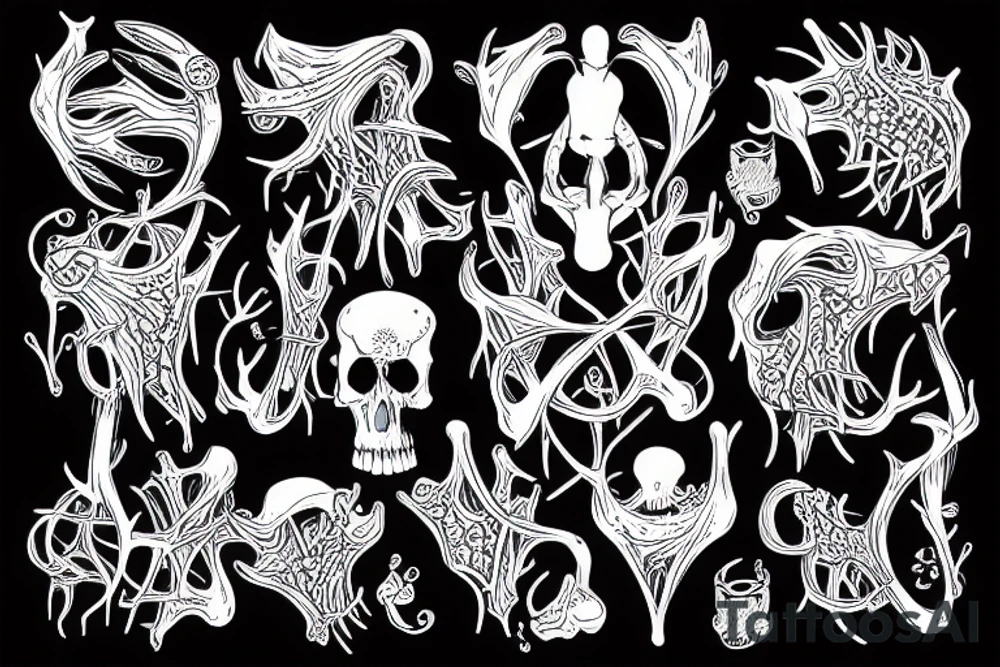 backbone like in house md series forefront tattoo idea