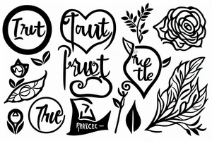 trust the process tattoo idea